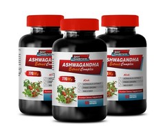 energy pills – ASHWAGANDHA ROOT COMPLEX 770mg – antidepressant – 3 Bottles