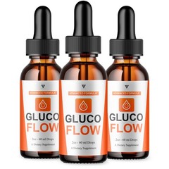 (3 Pack) Gluco Flow Drops, GlucoFlow Blood Support Max Strength Formula (6oz)