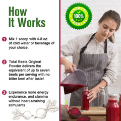 Organic Beet Root Powder, Support Antioxidants Blood Pressure Supplements