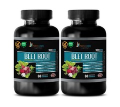 Enhances productivity – BEET ROOT – Packed with fiber 2 Bottles 120 Capsules