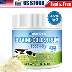 Bovine Colostrum Supplement ,C Lactoferrin,Healthy Immune Response: 45% IgG