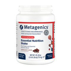 Metagenics Essential Nutrition Shake Chocolate 25.18 oz Powder – Free Shipping