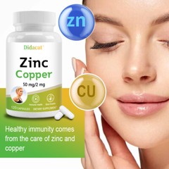 Zinc & Copper extract Capsules Antioxidant, Immune Support,Urinary Tract Health