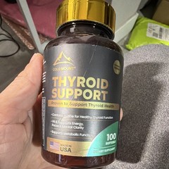 Cold Mount Thyroid Support Iodine L-Tyrosine 100 Softgels GF Exp 03/2027