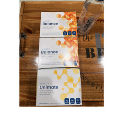 Unicity Balance & Unimate Drink Mixes Orange Lemon Glucose Support 3 Boxes