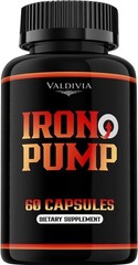 Valdivia Iron Pump 60 Capsules Men&rsquo;s Health Supplement Made in USA Male Support