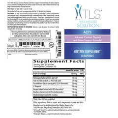 TLS® ACTS Adrenal, Cortisol, Thyroid & Stress Support Formula (30 Servings)