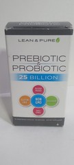 Lean & Pure Prebiotic & Probiotic 25 Billion CFU 30 Vegetarian Capsules Gut