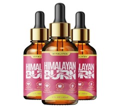(3 Pack) Himalayan Burn Drops Max Strength Keto Formula Weight Management Supple