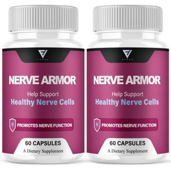 (2 Pack) Nerve Armor Brain Pills, NerveArmor Support Supplement (120 Capsules)