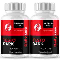 TestoDark Capsules, TestoDark Advanced Supplement Pills (2 Pack)