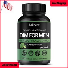 DIM(Diindolylmethane) 300mg-with Black Pepper-Premium Hormonal Support Formula