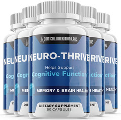 (5 Pack) Neuro-Thrive – Brain Boost Supplement – Dietary Supplement for Focus, M