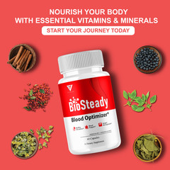 (3 Pack) BioSteady Blood Optimizer, Bio Steady Advanced Formula (180 Capsules)