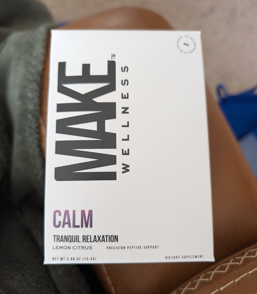 MAKE Wellness CALM Tranquil Relaxation Peptide 30 Lemon Citrus Packets