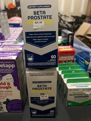 BETA PROSTATE Advanced 3X Prostate Support 60 Tablets Each X2 Exp 2027 Rite Aid