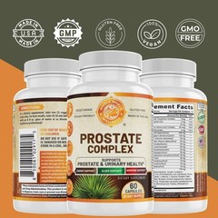 Advanced Prostate Complex. Prostate Support for Mens Urinary Health. USA Made.