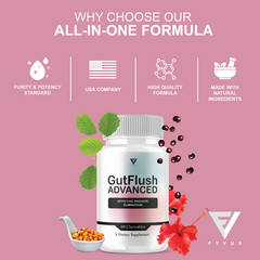 (3 Pack) Gut Flush Premium Probiotic Supplement, GutFlush Pills (180 Capsules)
