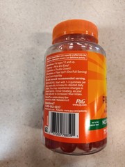 Metamucil Fiber Sugar-Free Orange Gummies Supplement – Pack of 72