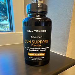 Vital Vitamins Sun Support Complex 60 Capsules Exp 03/2029