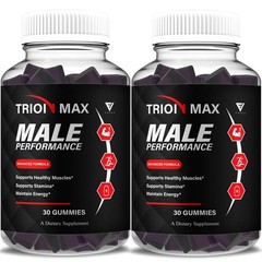 (2 Pack) Trion Max Performance Gummies, TrionMax Advanced (2 Month Supply)