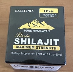 Rasstenix Pure Himalayan Organic Shilajit Resin Maximum Strength Minerals 1.7 oz