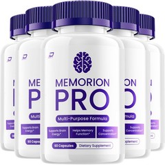 (5 Pack) Memorion Pro Supplement Capsules – MemorionPro Natural Blend Memory