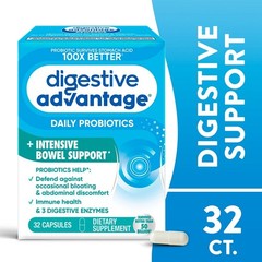 Schiff Digestive Advantage Probiotic BC30 Intensive Bowel Support 32 ct 3 Pack