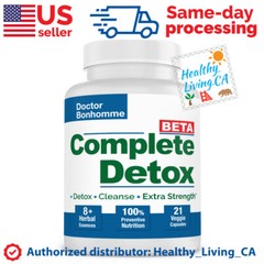 Longevity Complete Detox [BETA Formula ]7 Day 21 Caps – Accelerated Whole Body D