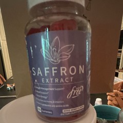 Free Saffron Extract Weight Management Dietary Supplement Gummies Mixed Berry 50