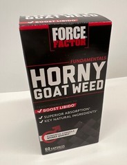 Force Factor – Horny Goat Weed with Black Pepper 750 mg. – 60 Capsules-EXP:1/25