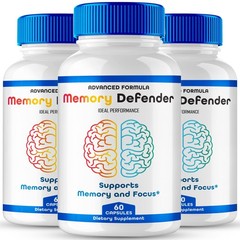 Memory Defender Brain Nervous System Supplement – 180 Capsules (3 Pack)