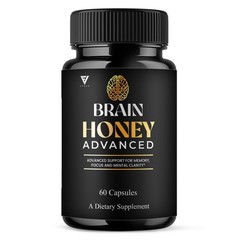 Brain Honey Advanced Nootropic Supplement, Brain Honey (60 Capsules)