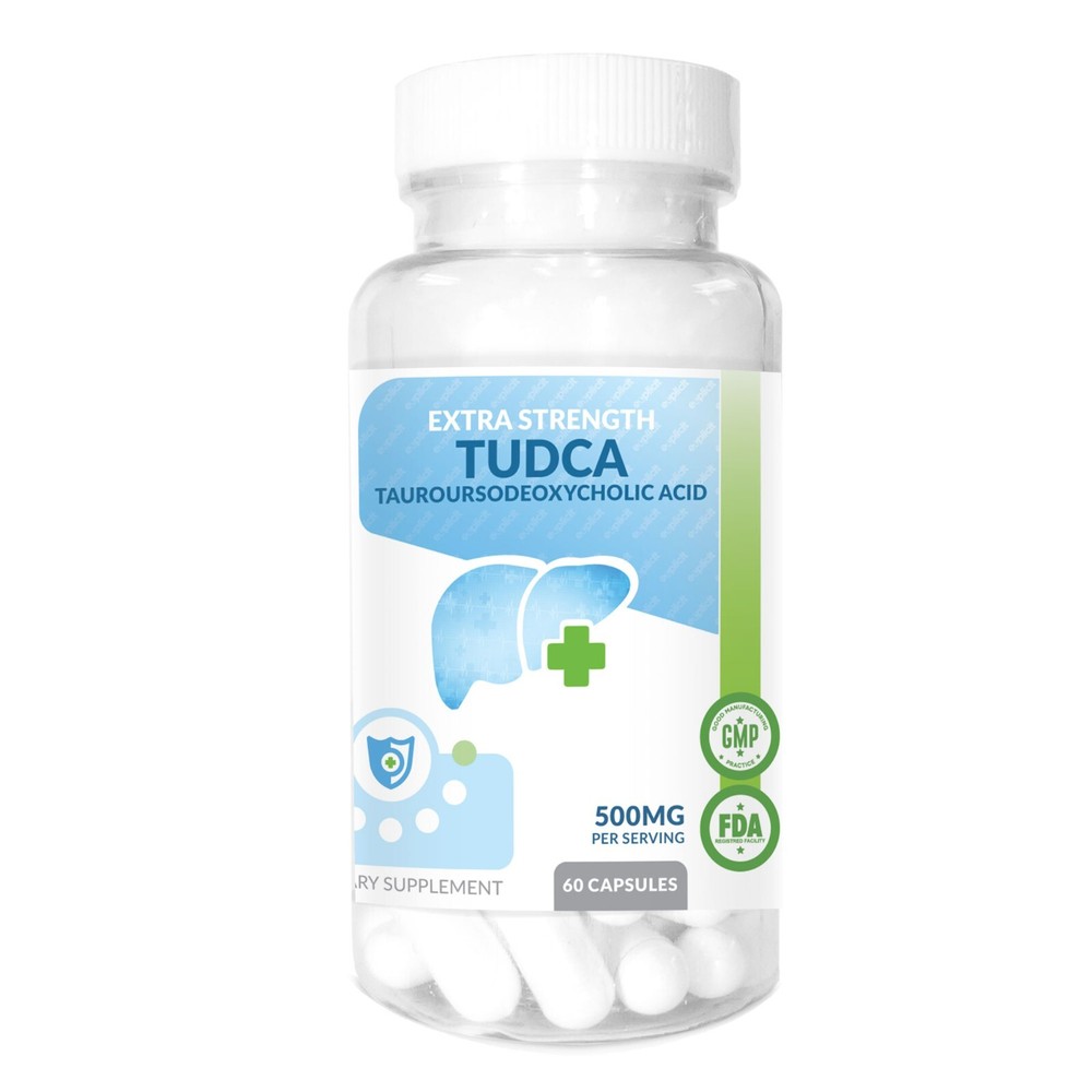 TUDCA (Tauroursodeoxycholic Acid) – 500mg Per Serv – Pure Liver Support & Health