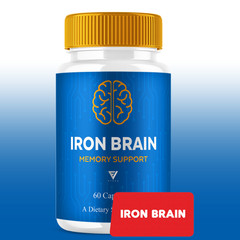 (2 Pack) Iron Brain Premium Nootropic Supplement, IronBrain Pills (120 Capsules)