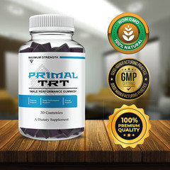 (2 Pack) Primal TRT Gummies, PrimalTRT Performance Supplement (60 Gummies)