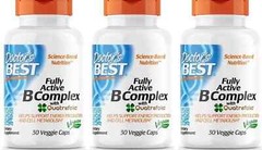 Doctor`s Best Fully Active B Complex m. Quatrefolic-3×30 Kap (81,36 EUR/100 g)