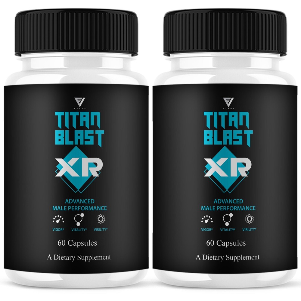 (2 Pack) Titan Blast XR Maximum Performance Pills, TitanBlast XR (120 Capsules)