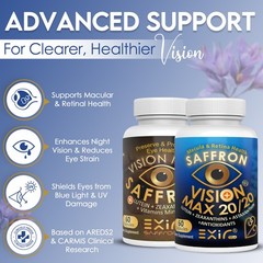 Vision Max + Vision Max 20/20 Combo Pack – Advanced Eye Health Supplement