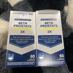 BETA PROSTATE Advanced 3X Prostate Support 60 Tablets Each X2 Exp 10/26 Rite Aid