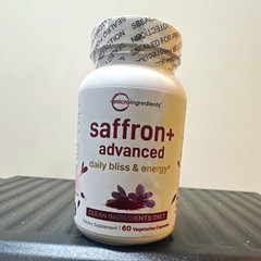 microingredients Saffron+ Advanced Mood & Energy Support Vegetarian Capsules 60