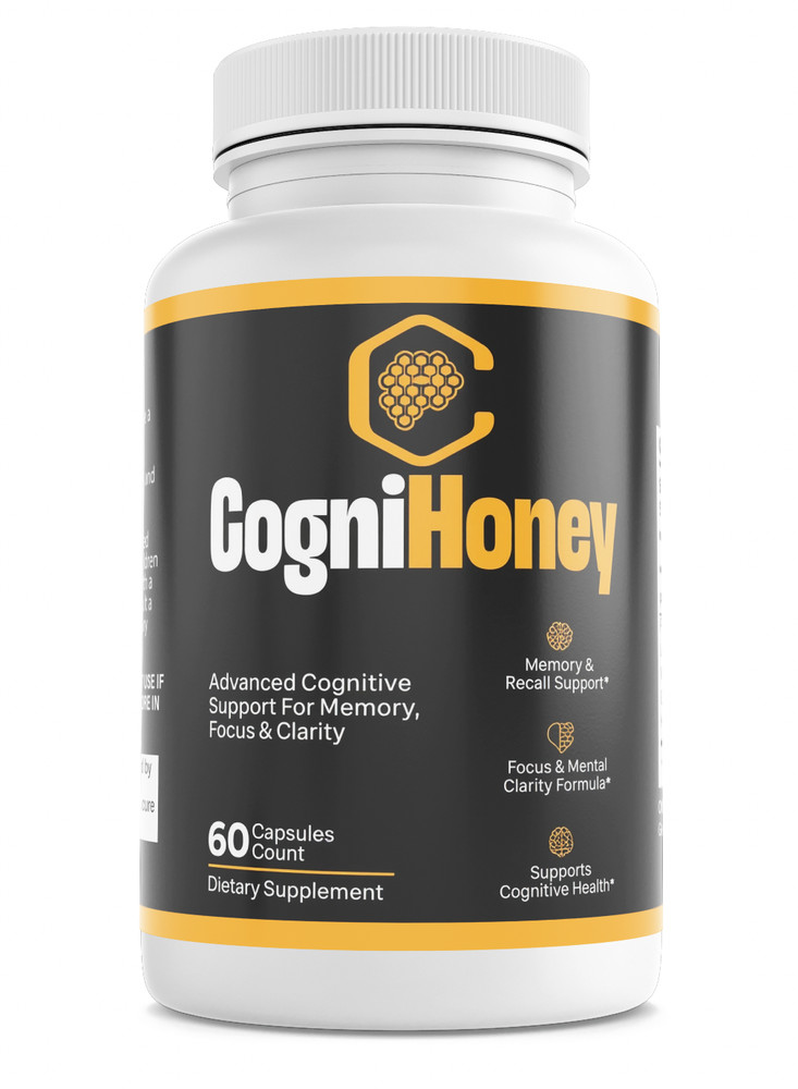 CogniHoney Cognitive Memory Focus Support Dietary Supplement 60 Capsules