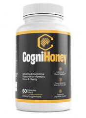 CogniHoney Cognitive Memory Focus Support Dietary Supplement 60 Capsules