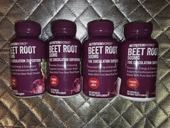 NutritionWorks ® Beet Root Circulation Superfood 90 Capsules 500mg Lot Of 4