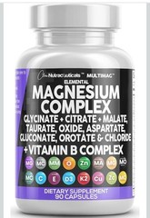 Clean Nutraceuticals Magnesium Complex Vitamin B Capsules 90ct