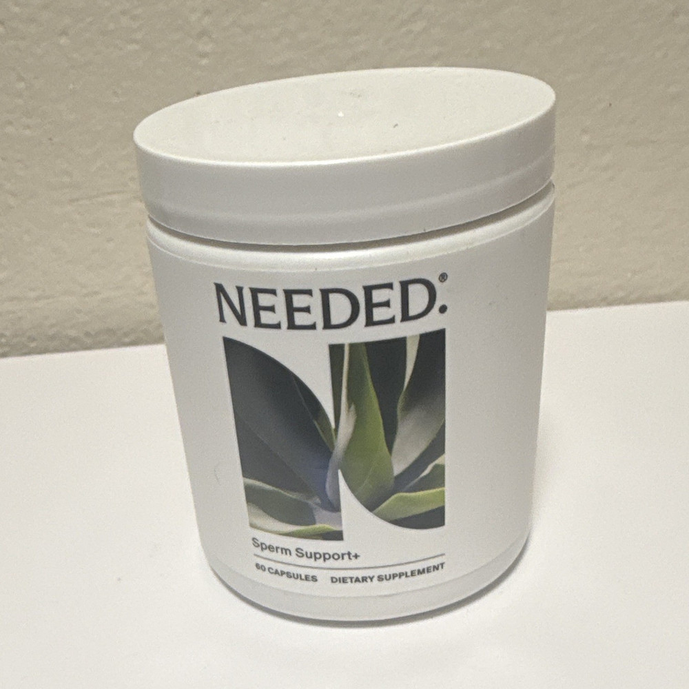NEEDED. Sperm Support+ Fertility Support 60 Capsules Exp 05/2028