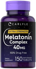 Carlyle Melatonin 40mg Complex 150 Tablets Sleep Support