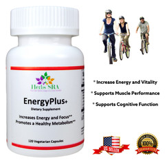 FEEL POWERFUL, INCREASE ENERGY, 120 Capsules, Biomedical Formula, Spirulina.