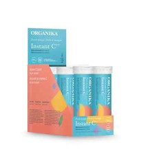 Organika Instant-C Effervescent Peach Mango Flavor Boost Immune 8 Tubes NEW