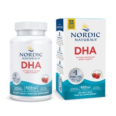 Nordic Naturals Strawberry DHA – Brain & Nervous System Support Supplement 90 Ct